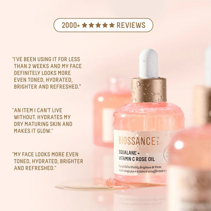 Squalane + Vitamin C Rose Oil