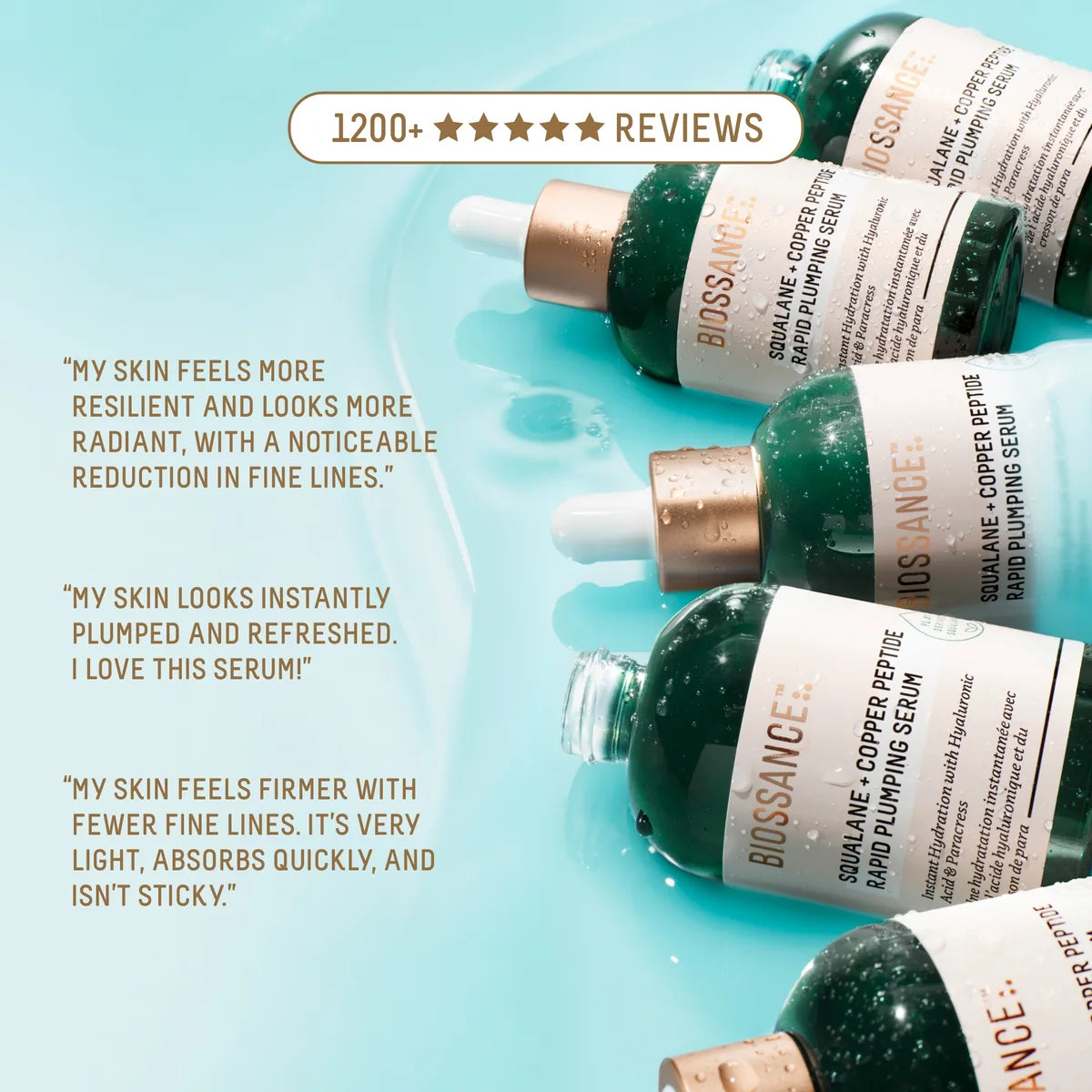 Squalane + Copper Peptide (GHK-Cu) Rapid Plumping Serum