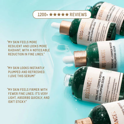 Squalane + Copper Peptide (GHK-Cu) Rapid Plumping Serum