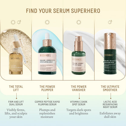 Squalane + Copper Peptide (GHK-Cu) Rapid Plumping Serum