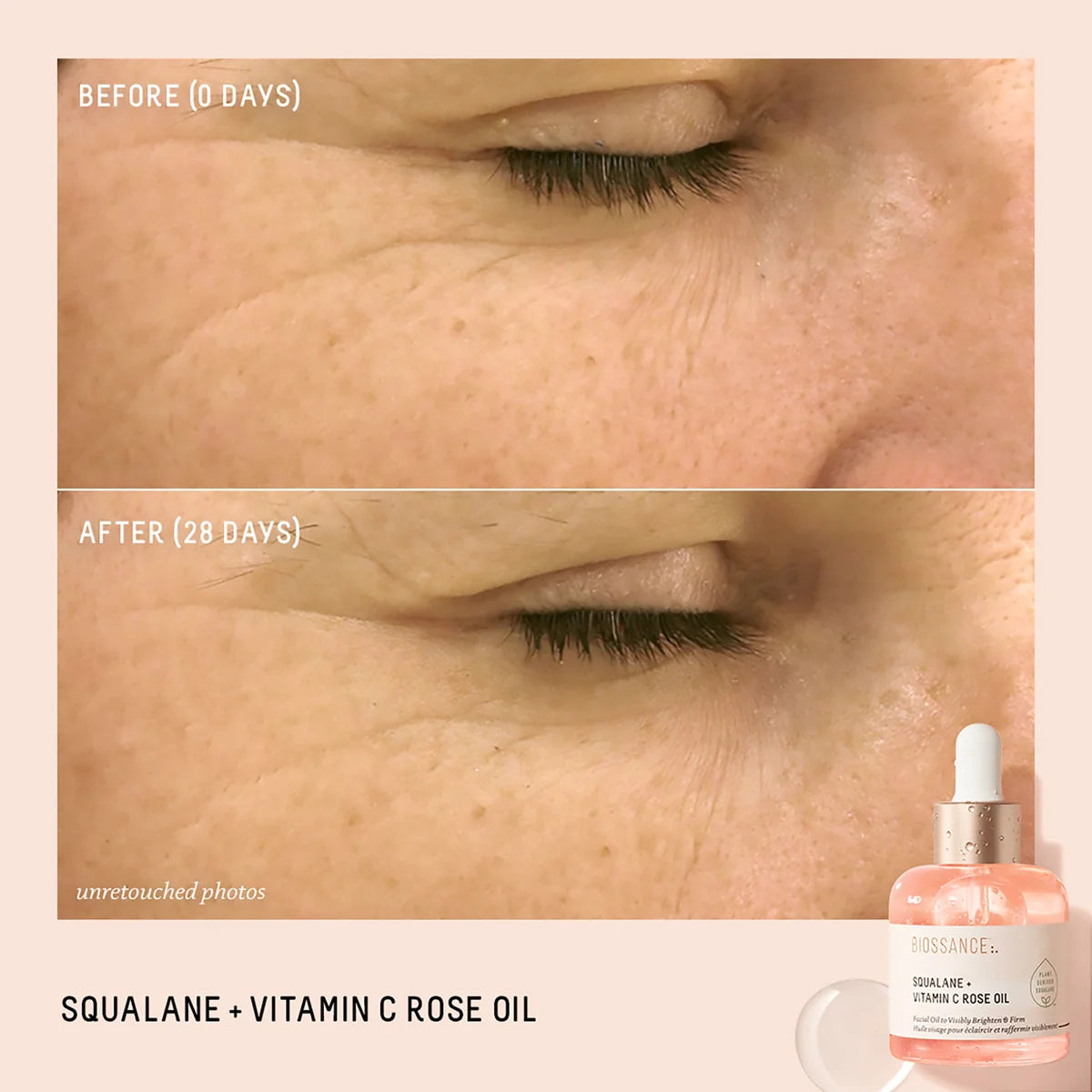Squalane + Vitamin C Rose Oil